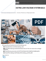 Overview of The Extra Low Voltage System (ELV)