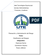 Clasificacion Del Riesgo