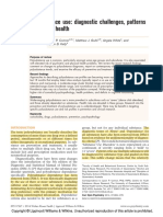 Polysubstance Use - Diagnostic Challenges, Patterns of Use and Health