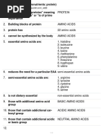 Nutrition and Diet Therapy (Protein)