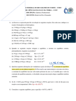 Lista de Exercicio II - Unidade III