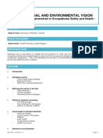 Ccupational and Environmental Optometry