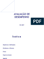 Avaliação de Desempenho - Apresentação