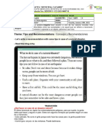 English Worksheet Ninth Grade Week 3 Unit 4