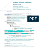 Medical Surgical Nursing 2 Highlights