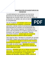 Caso de Administración de Inventarios en Heineken