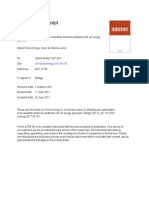 Ammonia Synthesis Equilibrium