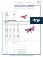 Compound Word Practice Worksheet