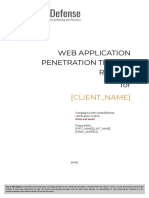 Anonymized Web Application Penetration Testing Report