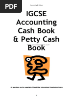 Igcse Accounting Cash Book & Petty Cash Book: Prepared by D. El-Hoss