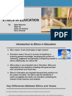 Ethics in Education