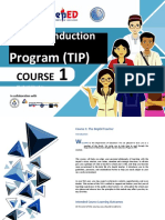 New TIP Course 1 DepEd Teacher 1