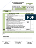 6.1. SESIONES DE APRENDIZAJE - 1ro A-B