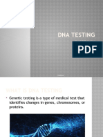 Dna Testing