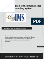 The Evolution of The International Monetary System