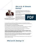 14 Points of DR Deming's