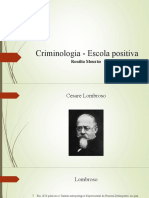 Criminologia - Escola Positiva 1