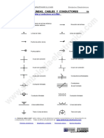 Simbolos de Lineas Cables y Conductores Simbologia Electronica