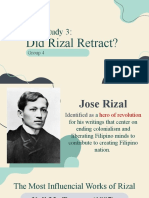 Case Study 3 Did Rizal Retract