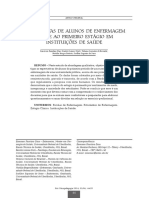 Xpectativas de Alunos de Enfermagem Frente Ao Primeiro Estágio em Instituições de Saúde