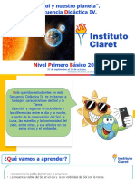 CIENCIAS 1° BÁSICO El Sol y Nuestro Planeta