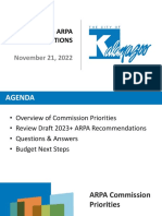 City of Kalamazoo ARPA Proposals