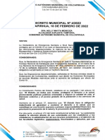 Decreto Municipal 04