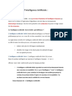 L'intelligence Artificiele:: Processus D'imitation de L'intelligence Humaine Informatique Ordinateurs Êtres Humains