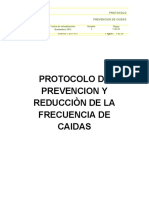 Protocolo Prevención de Caidas