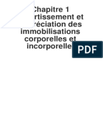 Chapitre 1 Amortissement Et Depreciation Des Immobilisations Corporelles Et Incorporelles Papier