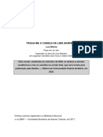 Traga-Me A Cabeca de Lima Barreto - de Luiz Marfuz - Texto Rev. Pelo Autor em 02out22