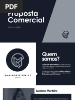 Proposta Comercial - Social Media - Agência by Marimonteirublue