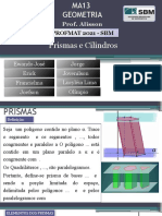 Prismas e Cilindros - Apresentação