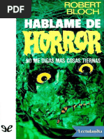 Hablame de Horror - Robert Bloch