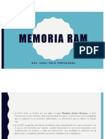 Memoria Ram: Dra - Areli Rojo Hernández