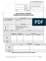 Metode Kerja Pembongkaran Bekisting