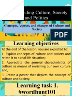 Understanding Culture Society and Politics