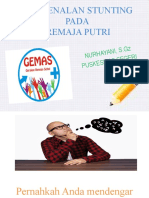 Pengenalan Stunting Pada Remaja Putri