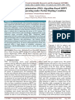 Particle Swarm Optimization PSO Algorithm Based MPPT For PV System Operating Under Partial Shading Condition