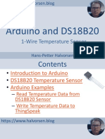 Arduino and DS18B20 1-Wire Temperature Sensor