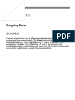 You Exec - Budgeting Model Complete