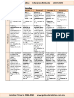 Noviembre - 3er Grado Dosificación (2022-2023)