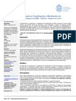 Diplomado en Coordinacion y Modelacion de Instalaciones en Bim