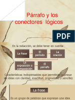 El Párrafo y Conectores Lógicos