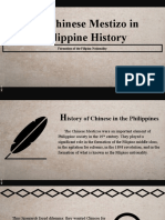 The Chinese Mestizo in Philippine History