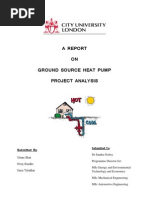 Ground Source Heat Pump - Project Analysis