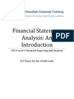 R22 Financial Statement Analysis IFT Notes