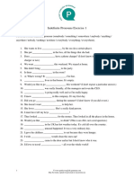 Indefinite Pronouns Exercise 1