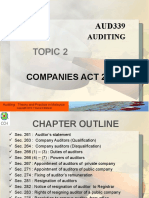 Topic 2 Companies Act 2016