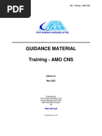 CAA - Fiji, Guidance Material - Training AMO - 0